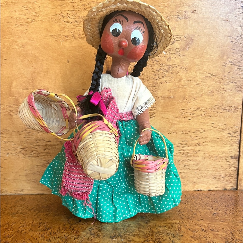 Mid-century Mexican doll